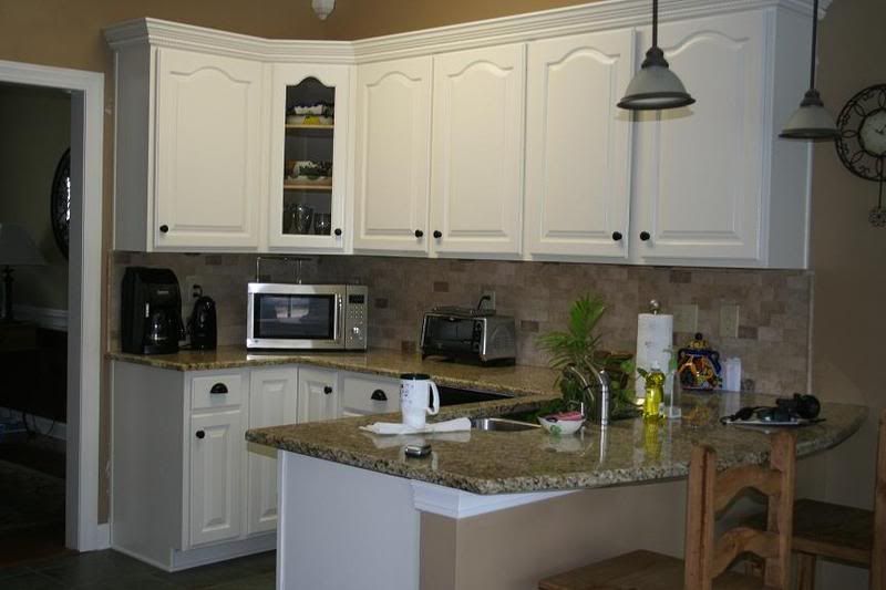 Pictures Of Kitchens With Off White Cabinets. oak kitchen cabinets with