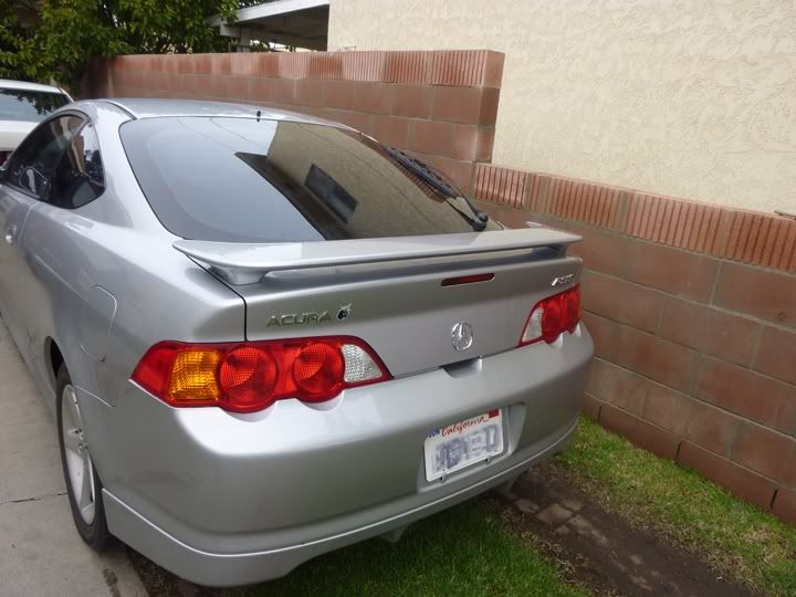 Carbon fiber type r wing & oem ssm wing. Acura RSX, ILX and Honda EP3