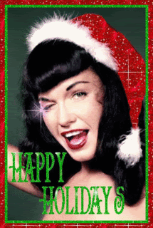 Betty Page X-mas Pictures, Images and Photos