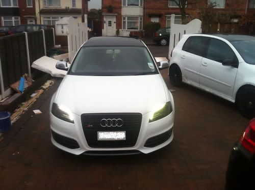 Audi S3 Sportback White. 2008 AUDI S3 QUATTRO WHITE on