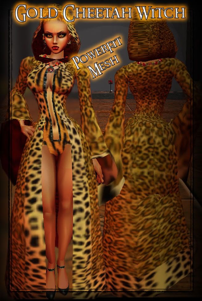 Cheetah Witch Robes GA