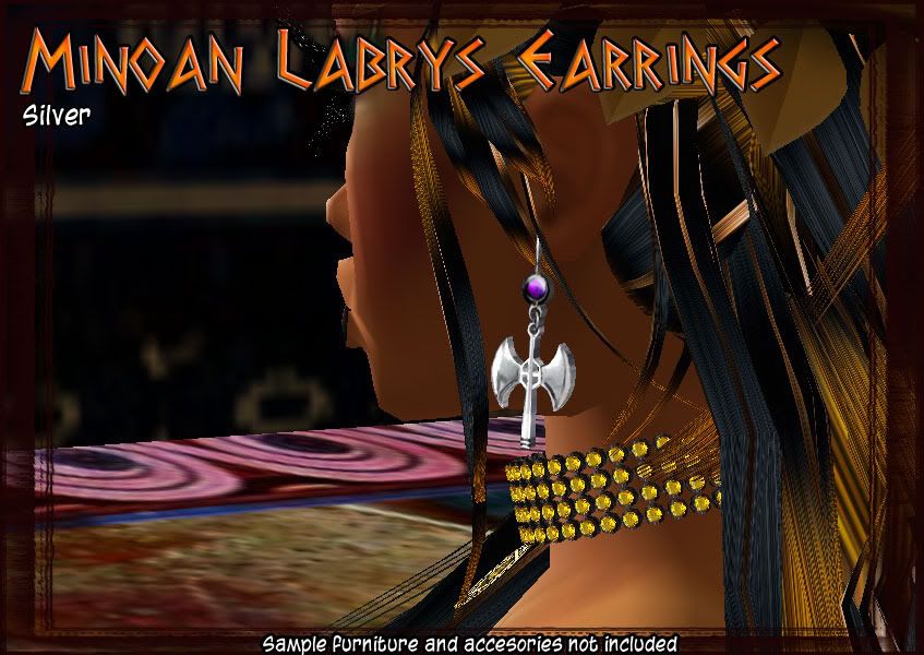 Minoan Labrys Earrings