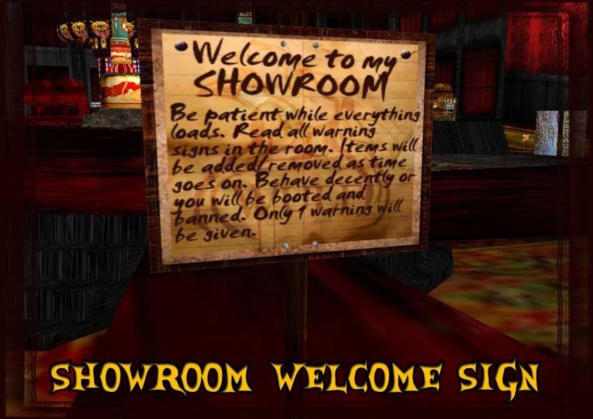 Wulfhearth Showroom sign