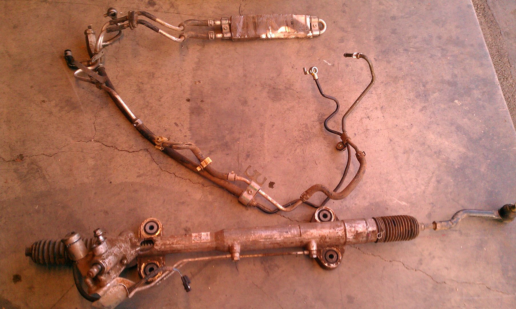 damaged for parts front rack and pinion 100 Nissan GTR Forum