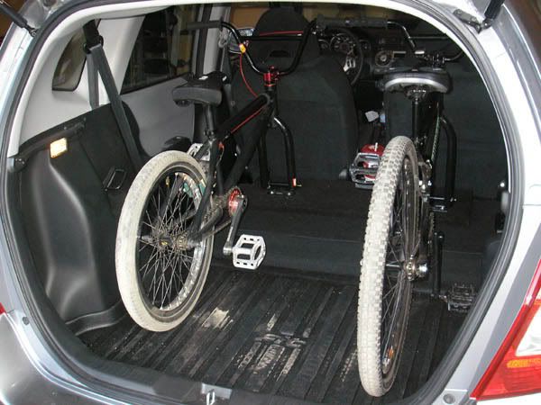 Interior bike rack honda fit