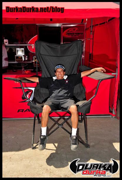 This is actually a normal sized chair with a midget.