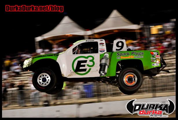 Kevin Probst jumps during Round 8.