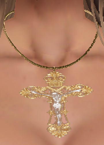  photo Necklace - Crucifix Gold.png