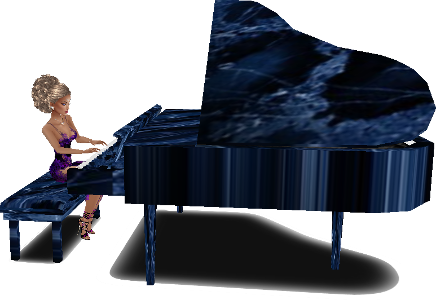  photo Blue Animated Piano.png