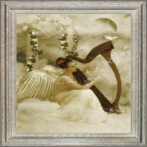  photo LoveAngel Playing Harp.png