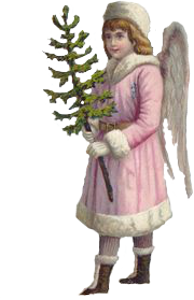 Victorian Christmas Angel with Olive Branch photo Victorian Christmas Angel with Olive Branch.png