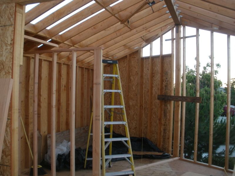 Framing Interior Wall With Vaulted Ceiling Building