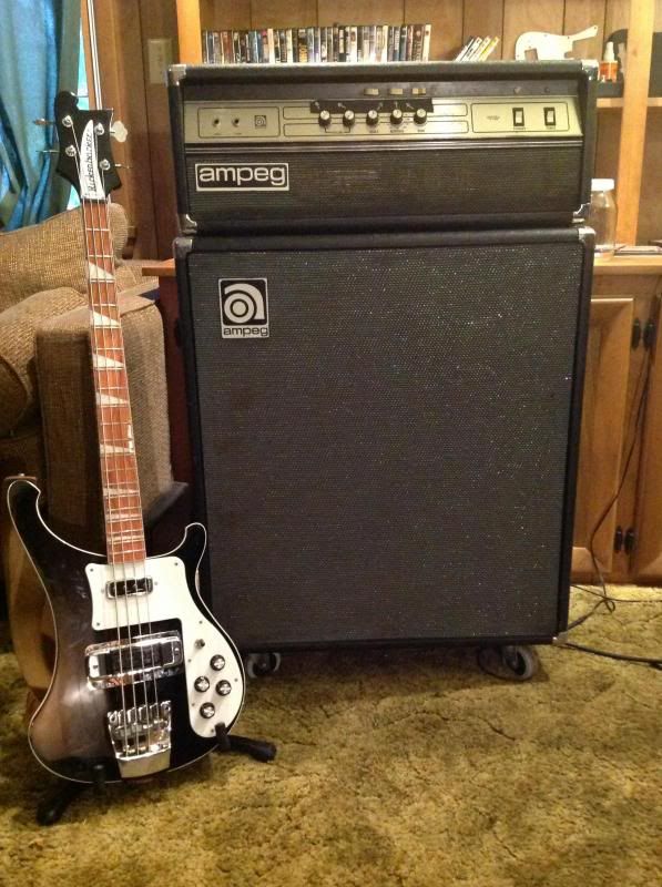 Vintage Ampeg V4B & B40 Cab For Sale | TalkBass.com