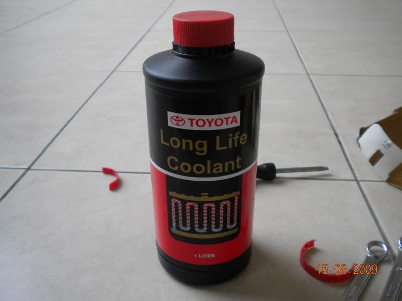 toyota red green coolant #5