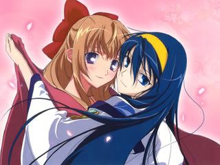 chikanehimekoxo6yg4.jpg Chikane chan and Himeko chan Lover's embrace image by ROGUE333