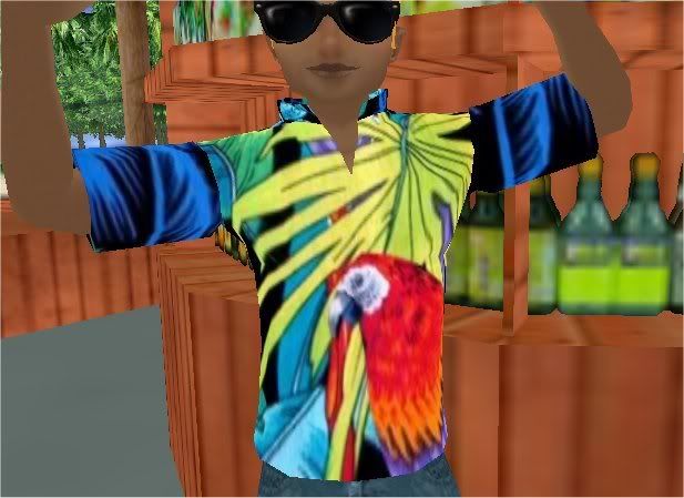 Hawiian parrots shirt 1