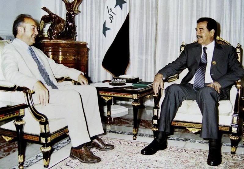Galloway with Saddam
