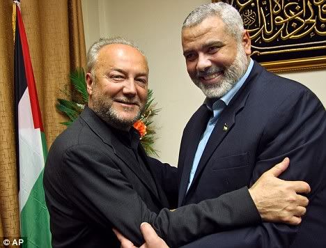 Galloway with Hamas Monster