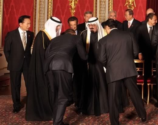 Obama Bows In Submission To Saudi King