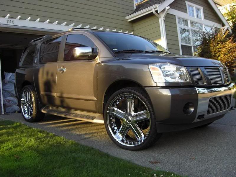 Nissan armada with 26 inch rims #4