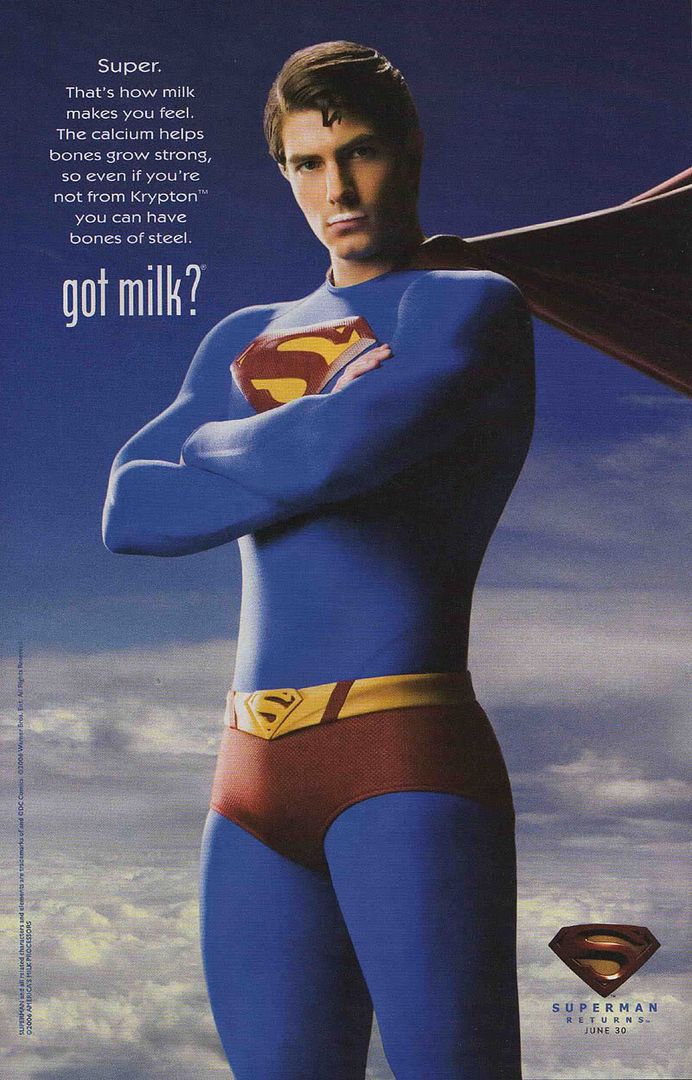 Superman Milk Ad Pictures, Images and Photos