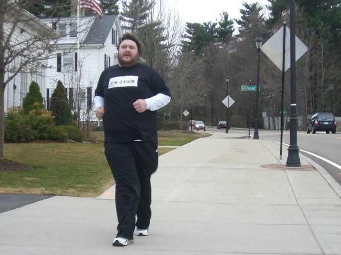 I very much enjoyed this 400 pound gentleman's account of his “running” of 