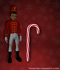 Big red candy cane