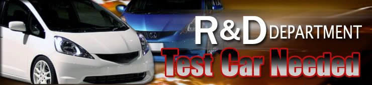 Test Cars Needed