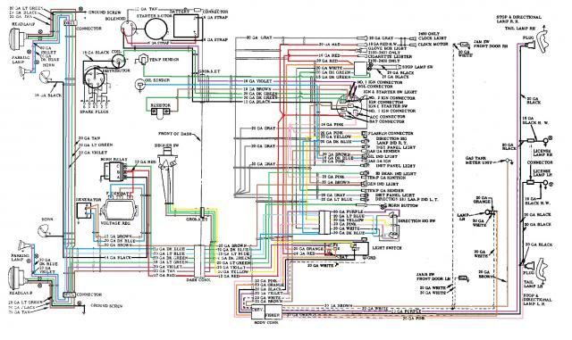 56 Wiring Diagram (COLORED) - TriFive.com, 1955 Chevy 1956 chevy 1957