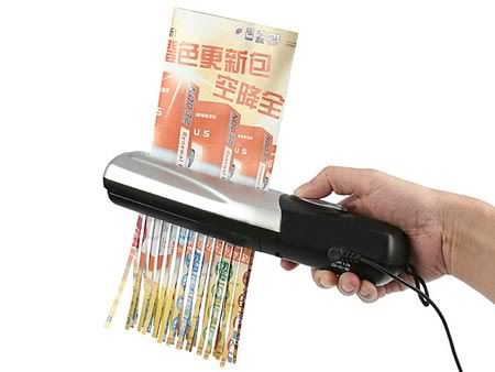 usb paper shredder Weird And Unusual USB Products