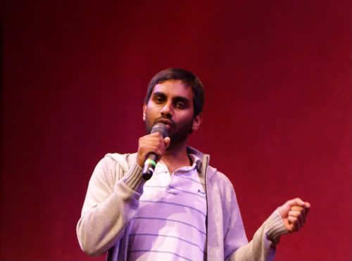 Aziz just before running to the other side of the festival