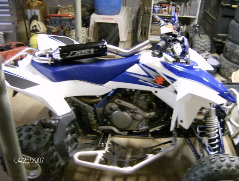 Dasa Exhaust Install Suzuki LTR450 Forum