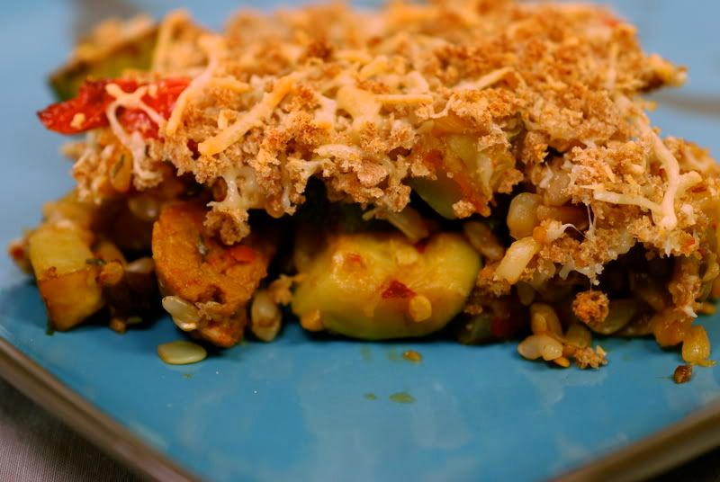 Jambalaya Stuffed Eggplant Cooking at the Pacific Outpost