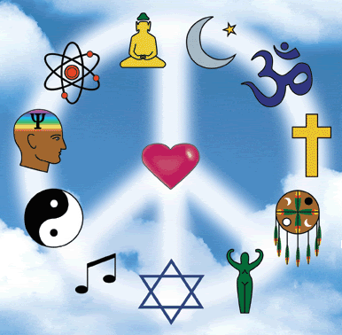 Religiões = Amor = Paz