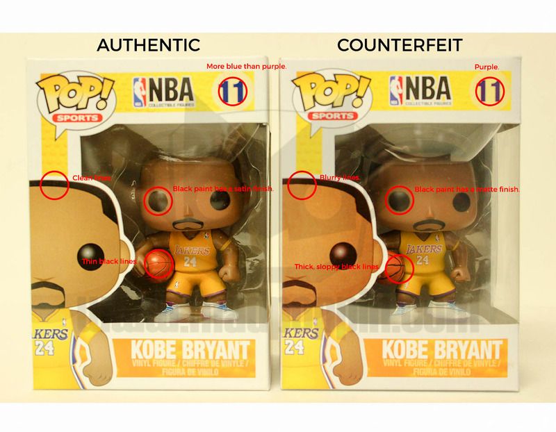 kobe bryant funko pop real vs fake