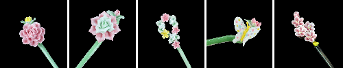 Porcelain Hair Stick