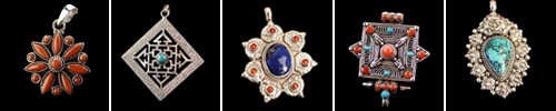 Tibetan Pendants Necklace