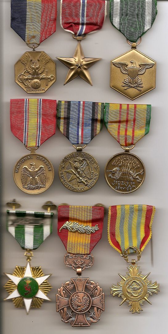 USMC Officer's medals from Vietnam