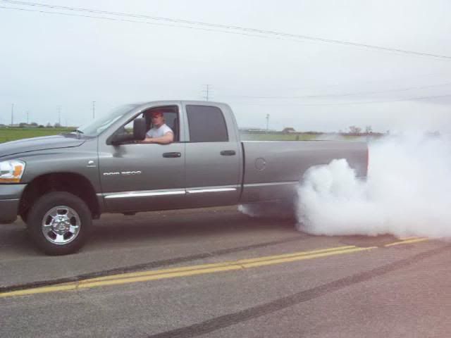 dodge cummins burnout