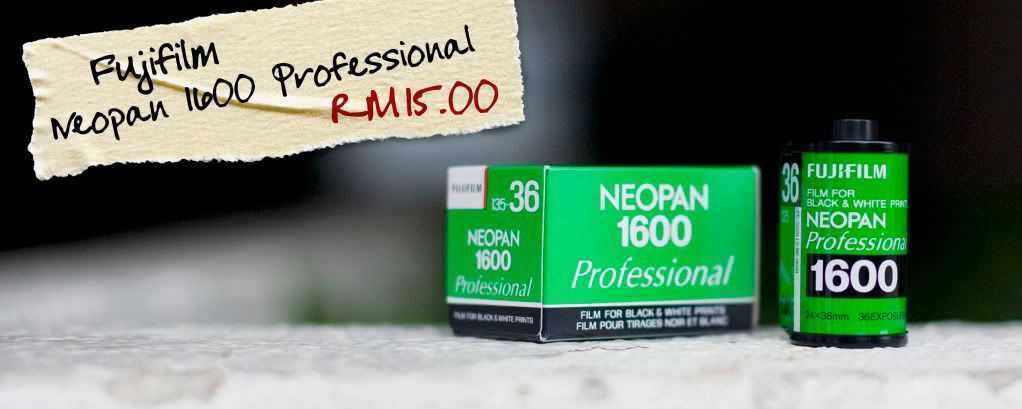 Fujifilm Neopan 1600