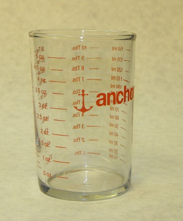 Anchor Measuring glass 5oz. photo MEASURINGGLASSAH.jpg